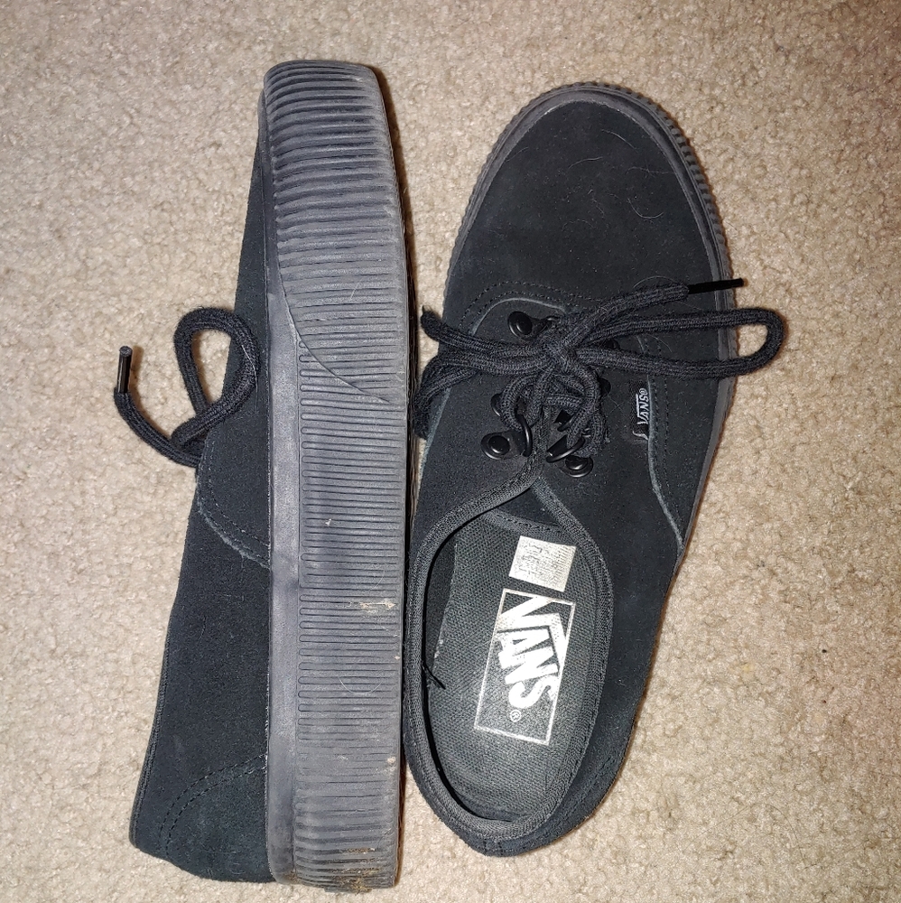 Platform Velvet Vans